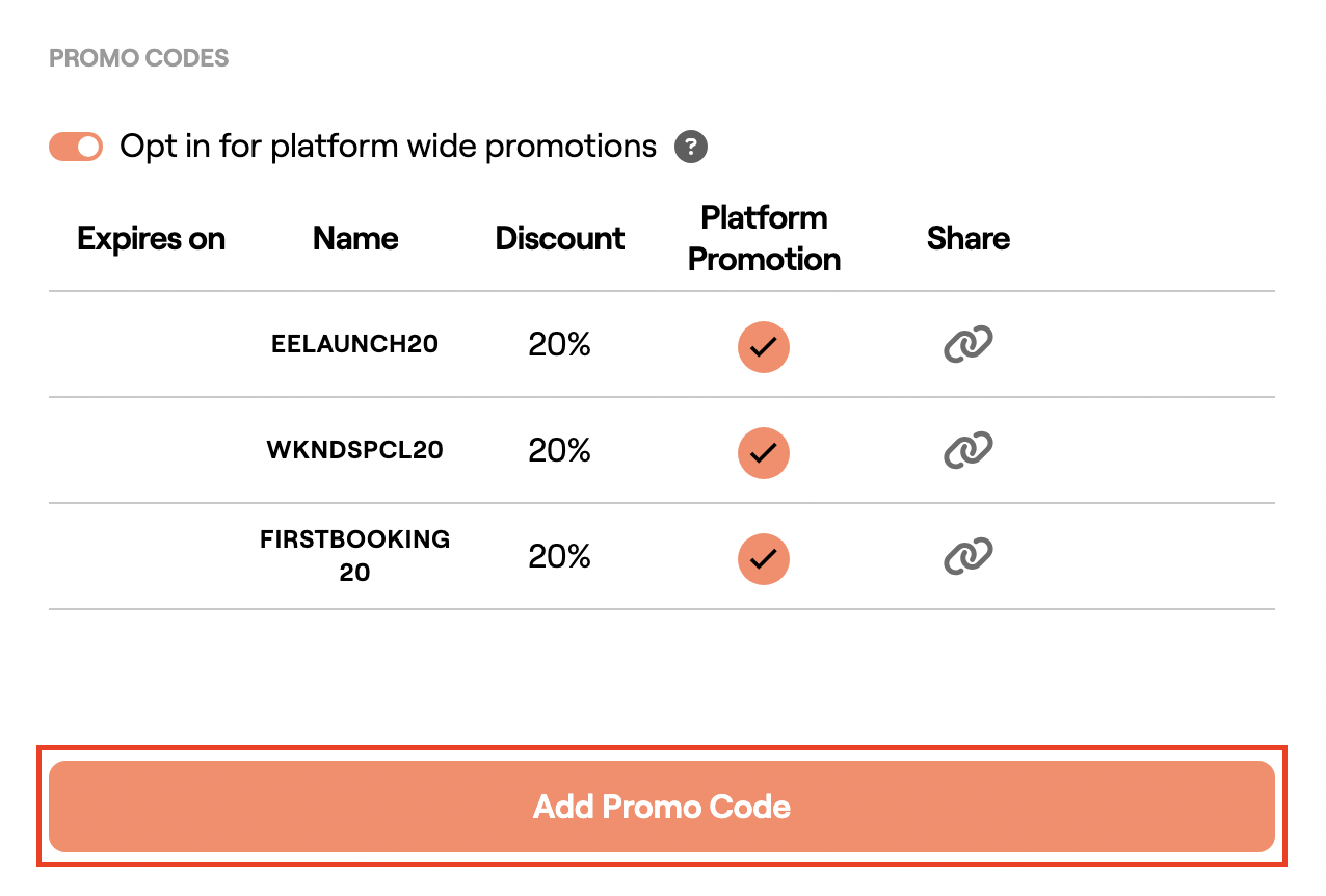 Add Promotional Code How do I create a custom promo code?